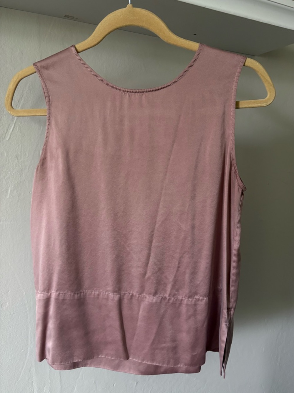 LilySilk 100% Silk Top - Dusty Rose